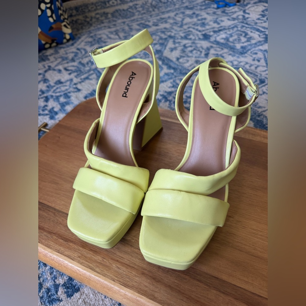 Abound | Tracy Neon Strappy Block Heels
